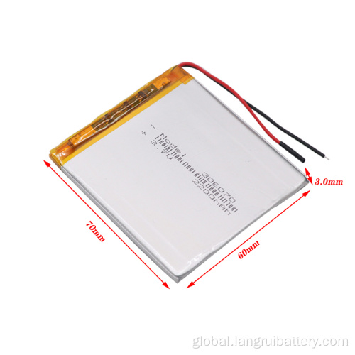 3.7 V Li Polymer Battery Custom 306070 2200mah 3.7v Lithium Polymer Battery Lithium Ion Cells Rechargeable Batteries Lipo Batteries Factory